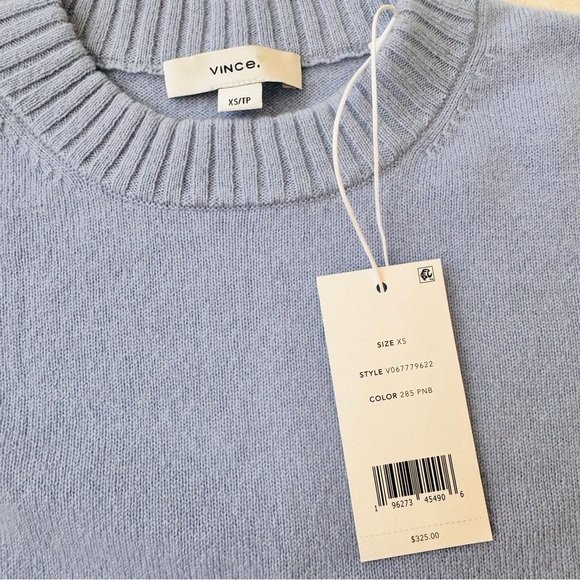 Vince Cashmere Light Blue Sweater size XS - Picture 8 of 11